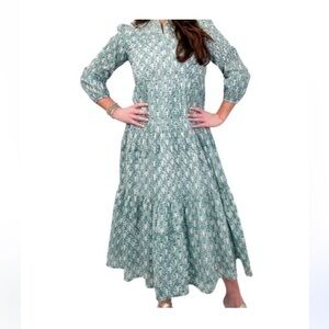 Madison Matthews Folly Midi Floral Dress 100% Cotton
Size M